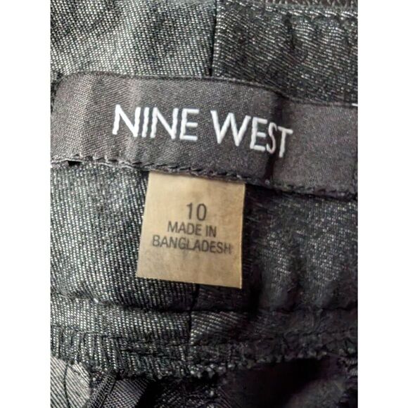 Nine West Gray Dress Capri Pants ZIP Pockets Women's Size 10 - Picture 4 of 7